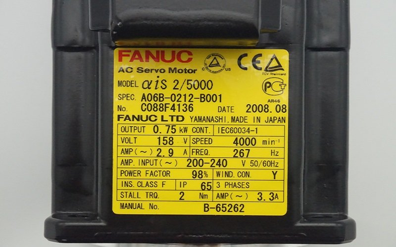 Servo motor Fanuc A06B-0212-B001