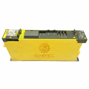 Hình minh họa servo drive FANUC hai trục, logo SOMITEC chìm