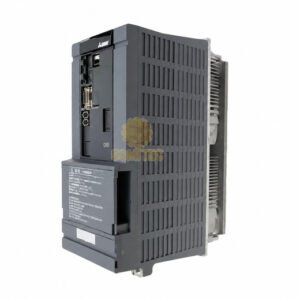 Hình minh họa servo drive Mitsubishi dòng MDS-E nền trắng, logo SOMITEC vàng