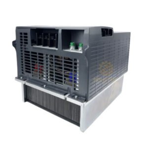 Spindle drive Mitsubishi MDS-EH-SP-200 góc nghiêng, logo SOMITEC vàng chìm